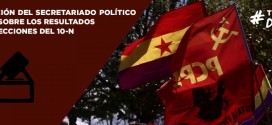 DECLARACIÓN DEL SECRETARIADO POLÍTICO DEL PCPE SOBRE LOS RESULTADOS DE LAS ELECCIONES DEL 10-N