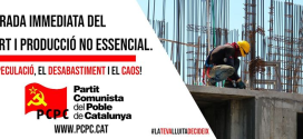 UNA EMPRESA MÉS QUE SEGUEIX EXPLOTANT ELS TREBALLADORS, FINS I TOT AMB L’ESTAT ALARMA SANITÀRIA.