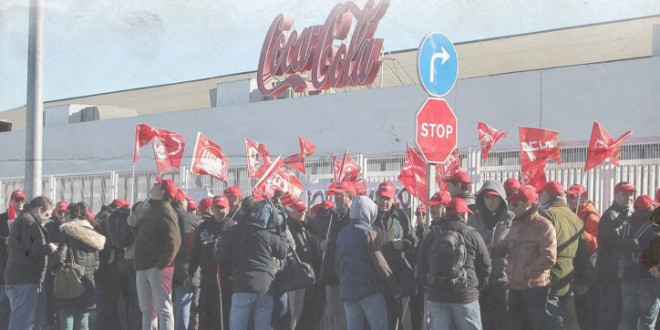 En suport de la lluita obrera de ESMASA i Coca-Cola