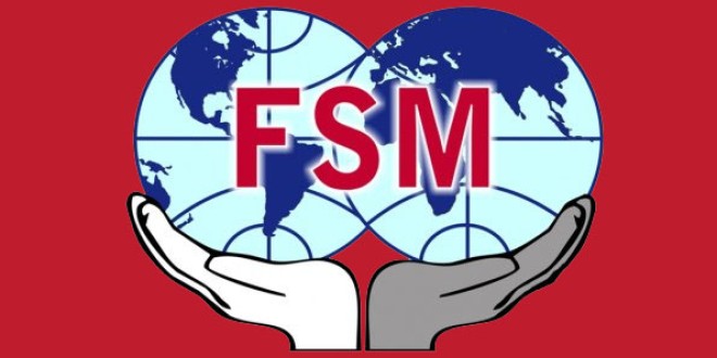 Salutació de la FSM (Federació Sindical Mundial) a la Diada de l’11 de setembre. Pel dret a l’autodeterminació