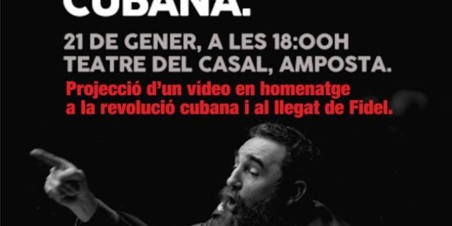 FIDEL CASTRO I LA REVOLUCIÓ CUBANA. XERRADA – COL·LOQUI