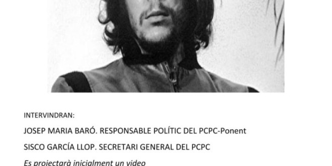 Xerrada a Lleida: La vigència del llegat del Che