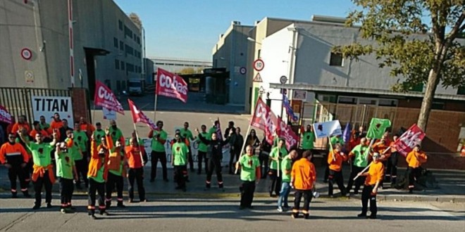 Solidaritat amb els treballadors i treballadores de Titanlux