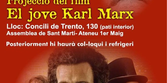 Projecció del film: ” El jove Karl Marx”