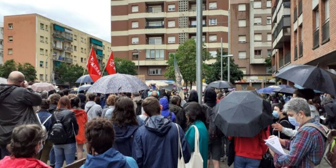 Concentracions antiracistes a Girona