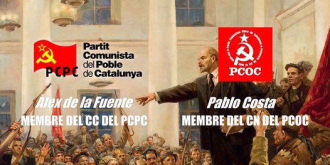 Revolució d’Octubre: Acte conjunt PCPC-PCOC