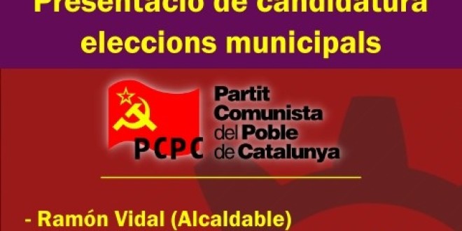 Presentació candidatura eleccions municipals