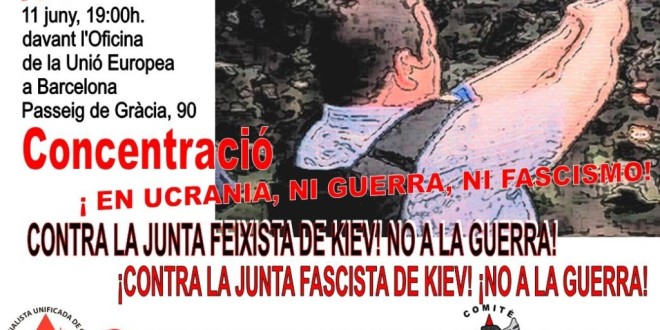 A Ucraïna, ni guerra ni feixisme!