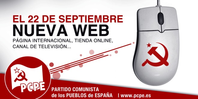 El 22 de setembre no et perdis la nova web del PCPE!