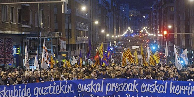 No a la repressió contra la esquerra independentista basca