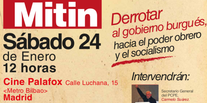 Salutacions al míting del PCPE