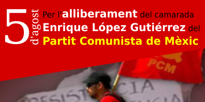 Concentració per l’alliberament del camarada del PCM