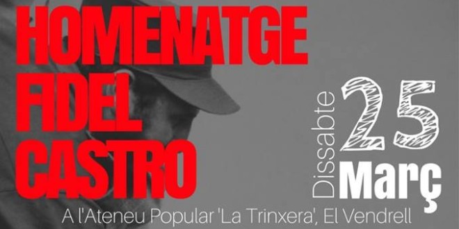 Homenatge a Fidel Castro al Vendrell