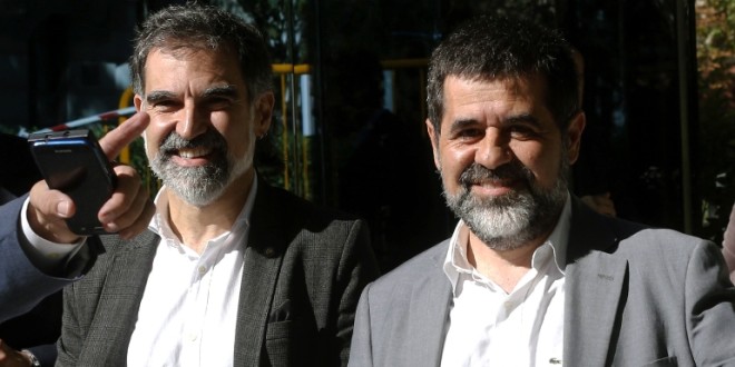 La bèstia Rojigualda ataca de nou. Llibertat Jordi Sánchez i Jordi Cuixart