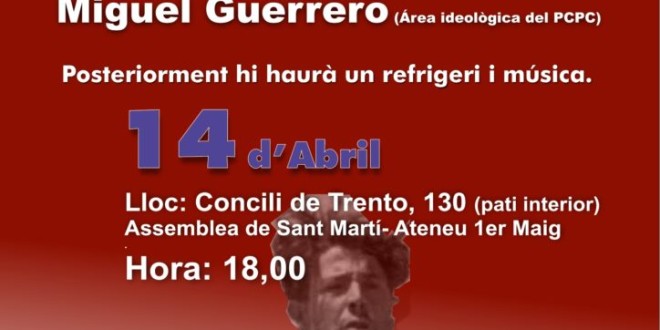 Acte públic i debat: Construïm la República dels treballadors