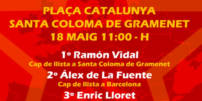 Acte Polític a Sta. Coloma de Gramenet