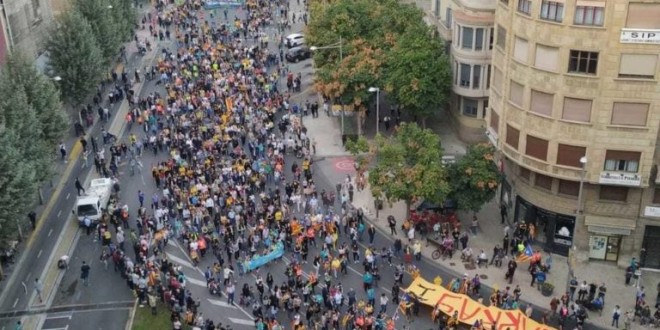 Crònica manifestació a Lleida 18 d’octubre
