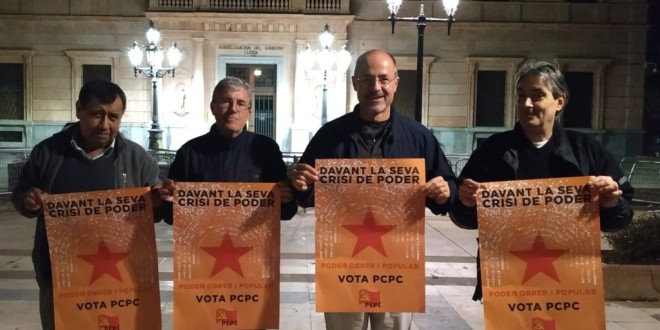 Inici de campanya del PCPC a LLeida