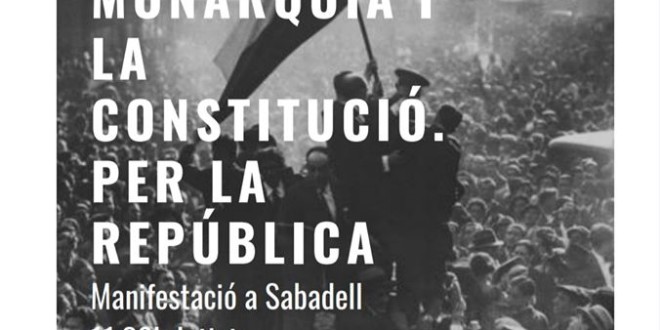 Manifestació Republicana a Sabadell