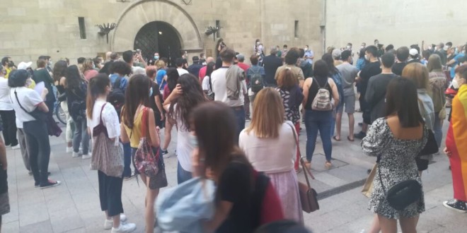 Concentració contra el racisme a Lleida