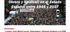 PRESENTACIÓ DEL LLIBRE – LA FSM Y EL MOS EN EL ESTADO ESPAÑOL ENTRE 1945 Y 2017