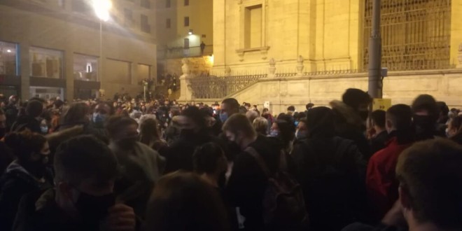 MANIFESTACIÓ A LLEIDA DEMANANT LA LLIBERTAT DE PABLO HASEL