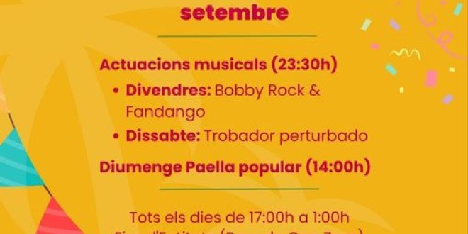 CASETA DEL PCPC A LES FESTES DE STA. COLOMA DE GRAMENET