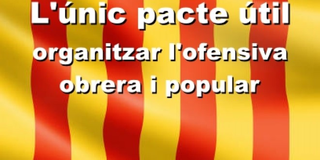 11 de setembre de 2023: l’únic pacte útil, per organitzar l’ofensiva obrera i popular